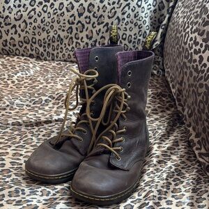 Dr. Martens Brown Ankle Boots